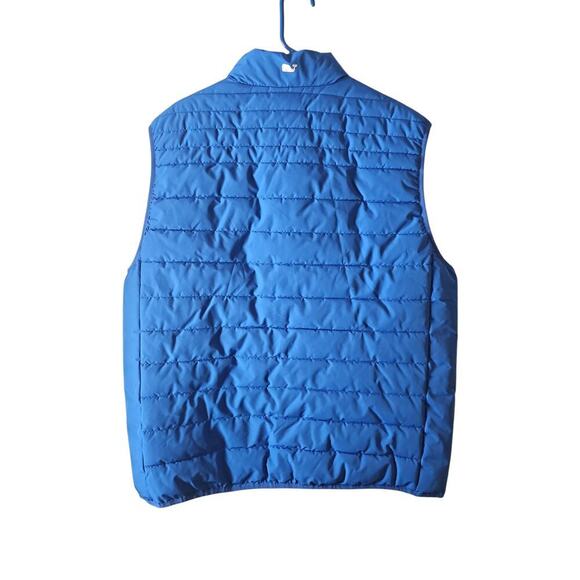 Vineyard Vines sz XL blue mens puffer vest - Picture 2 of 6